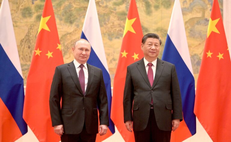 Russian President Vladimir Putin, Chinese President Xi Jinping