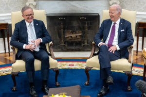 美國總統拜登（Joe Biden）、澳洲總理艾班尼斯（Anthony Albanese）