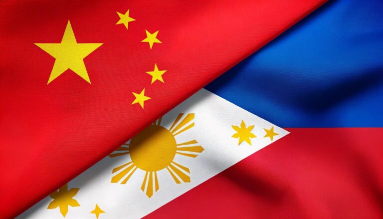 中國與菲律賓國旗、南海爭端