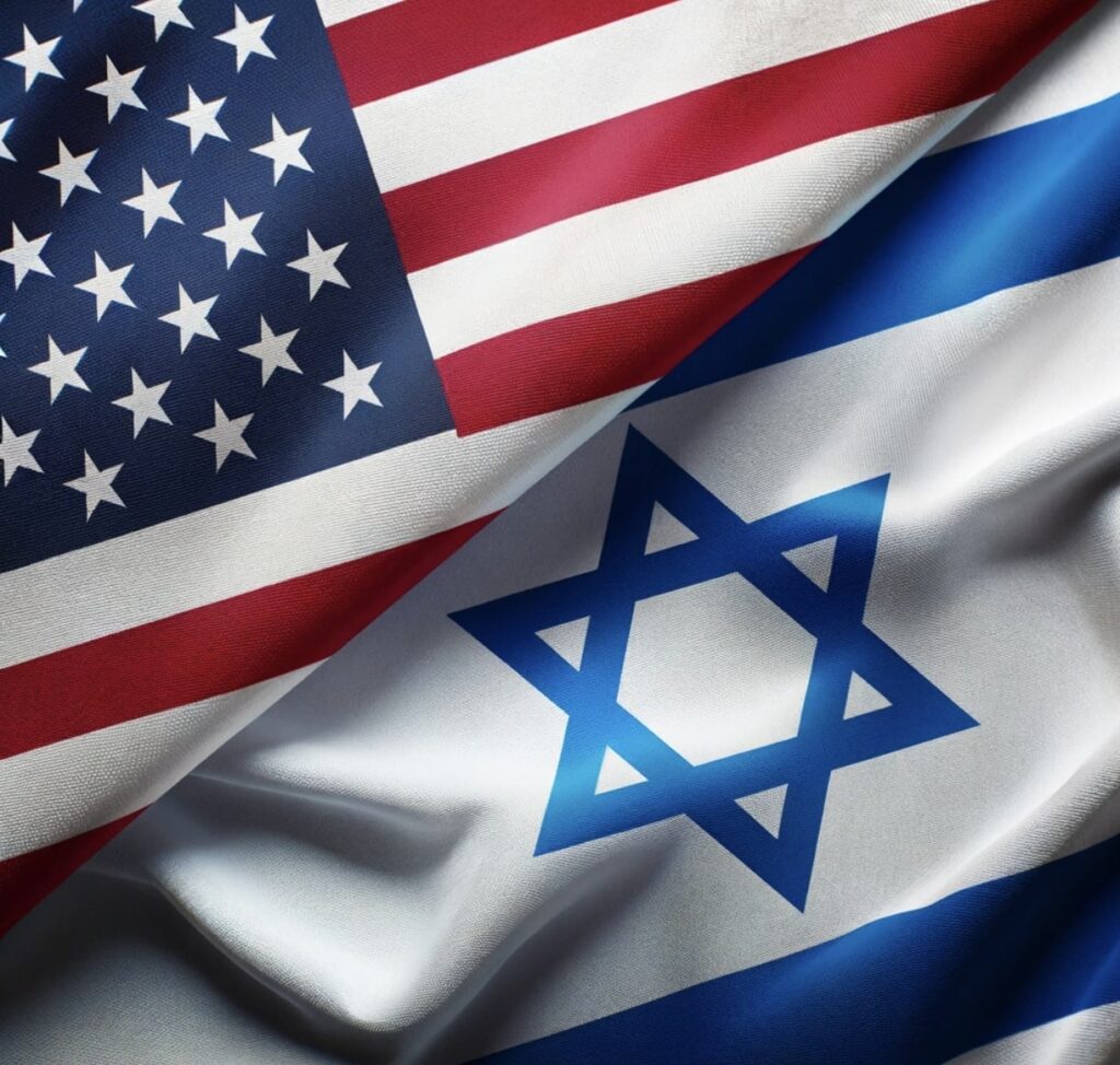 美國、以色列 國旗