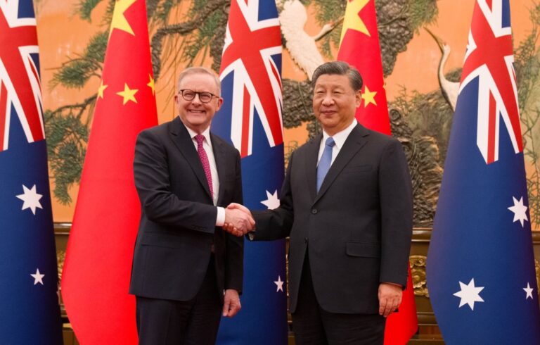 澳洲總理艾班尼斯（Anthony Albanese）、中國國家主席習近平