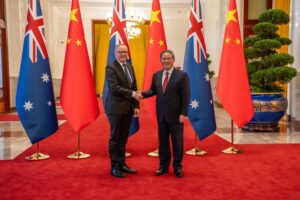 中國國務院總理李強、澳洲總理艾班尼斯（Anthony Albanese）