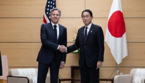 美國國務卿布林肯（Antony Blinken）、日本首相岸田文雄