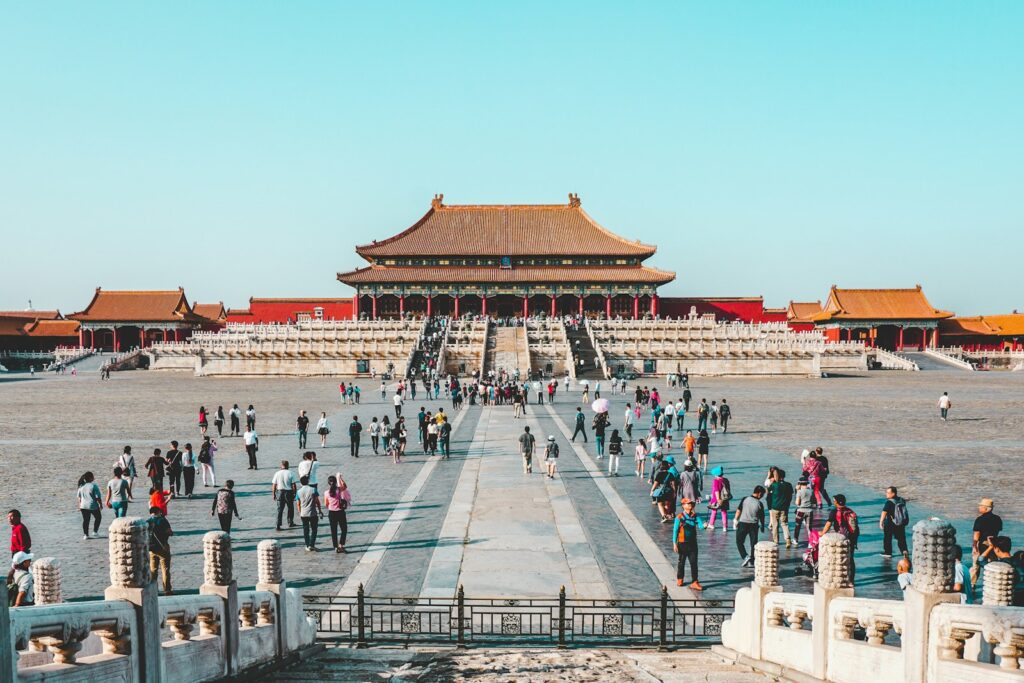 中國 中國大陸 people at Forbidden City in China during daytime