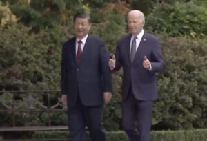美國總統拜登（Joe Biden）與中國國家主席習近平