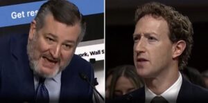 共和黨籍強硬派議員克魯茲（Ted Cruz）公開質疑臉書（Facebook）母公司Meta執行長扎克伯格（Mark Zuckerberg）