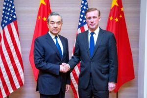 美國國家安全顧問蘇利文（Jake Sullivan）與中國外長王毅