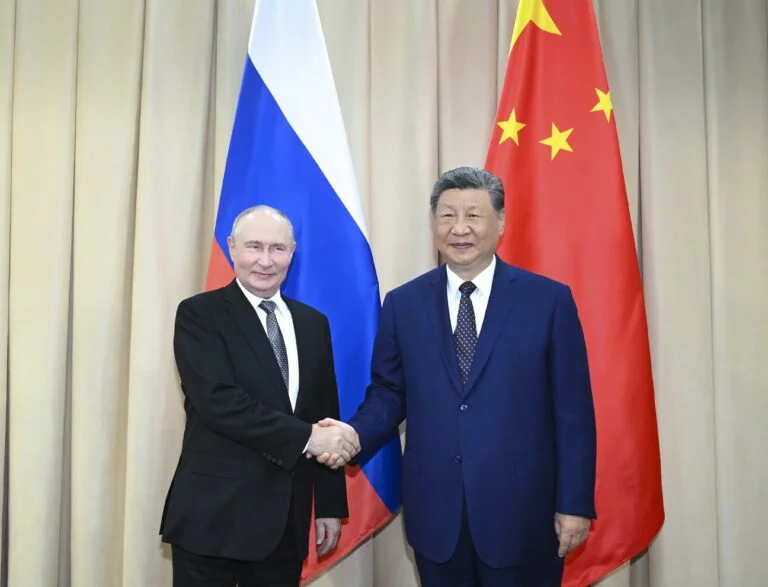 中國國家主席習近平、俄羅斯總統普京（Vladimir Putin）