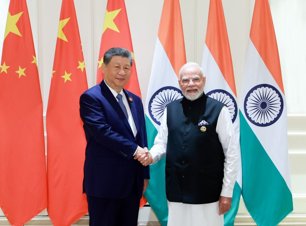 印度總理莫迪（Narendra Modi）、中國國家主席習近平