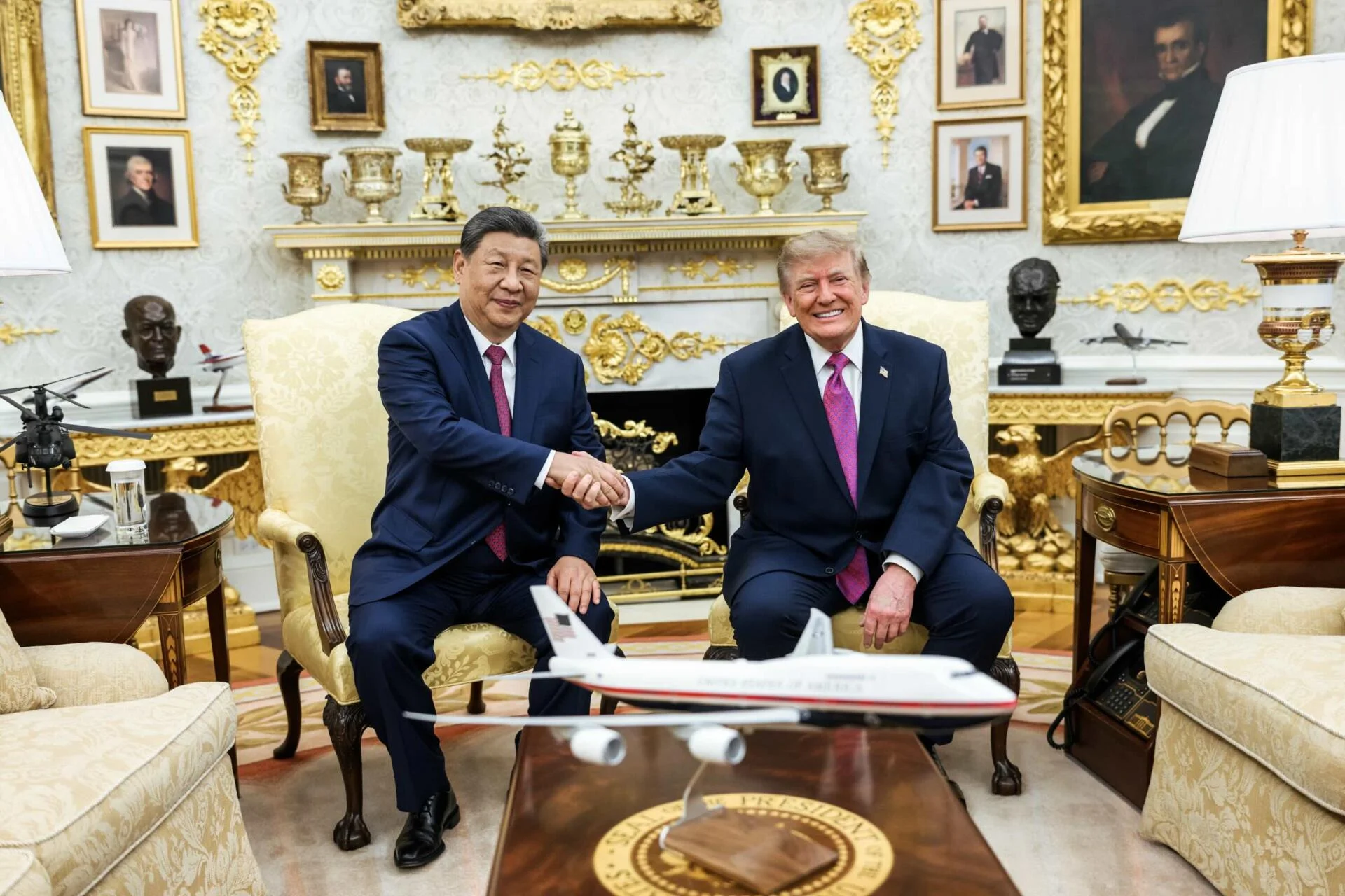 美國總統川普(Donald Trump)、中國國家主席習近平